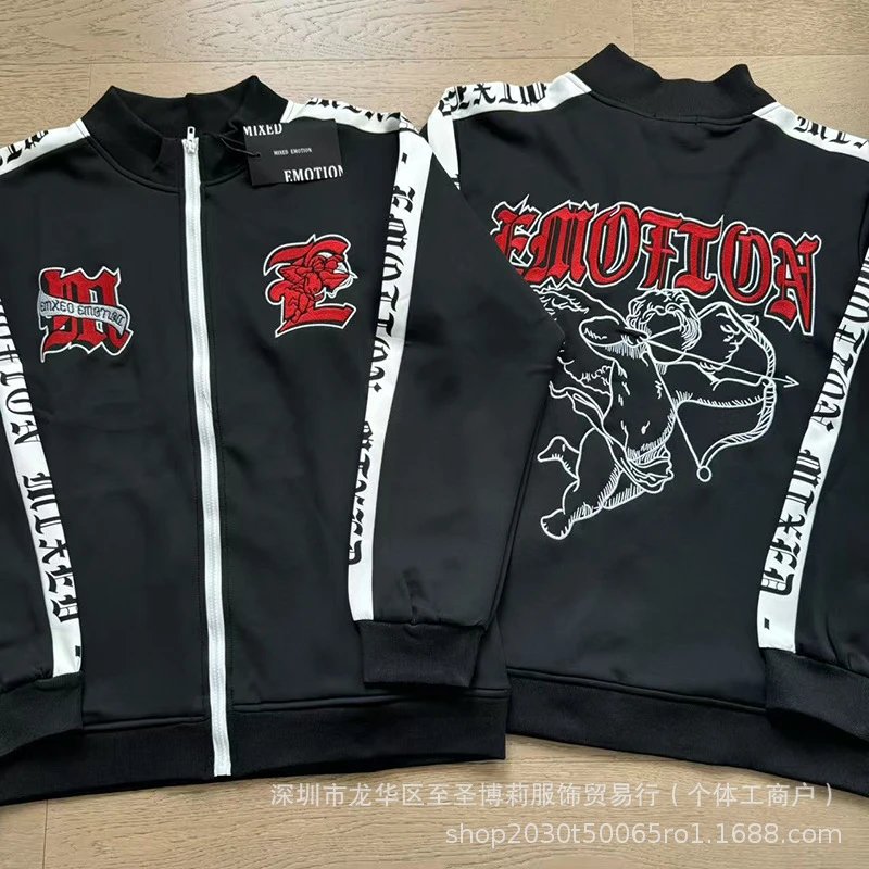 Mix Zip Hoodie Sweatshirt photo 8