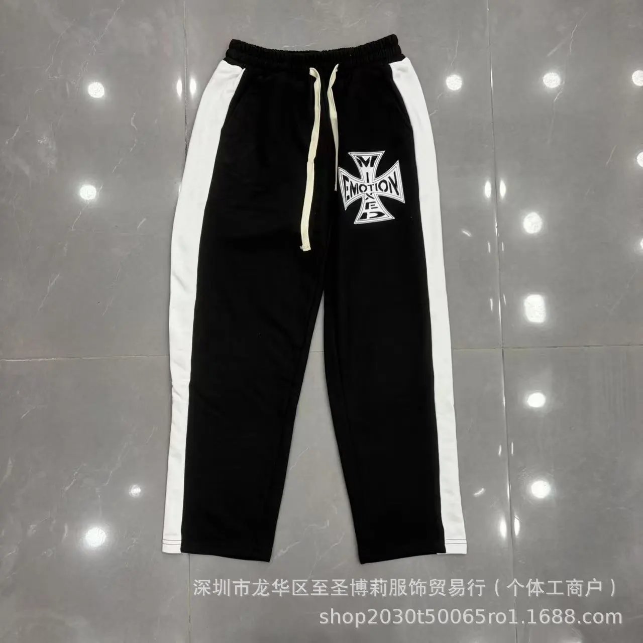 Mix Zip Hoodie Sweatshirt photo 3