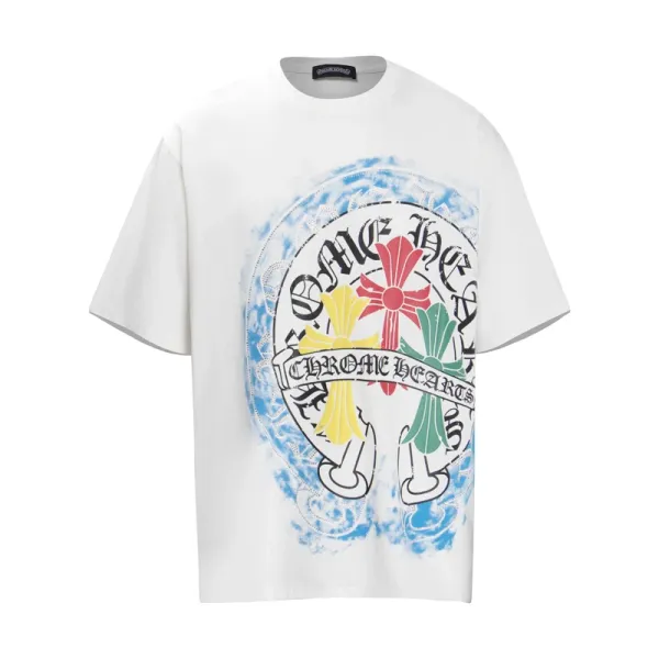 Chrome Hearts Cross Logo Oversized T-Shirt White - 1