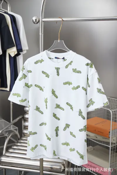 Design All-Over Print Green Graffiti Logo T-Shirt - 1
