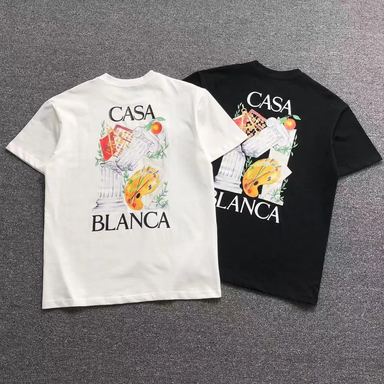 New Lanka Short Sleeve Printed T-shirt * * Collar Fabric Label New and Old Versions Random Shipping