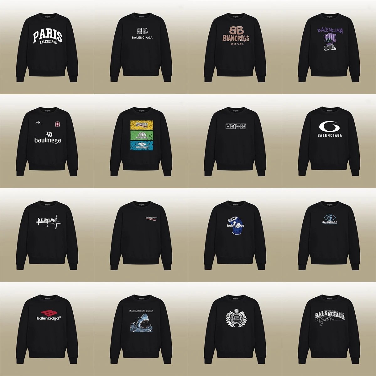Print Crewneck Sweatshirt