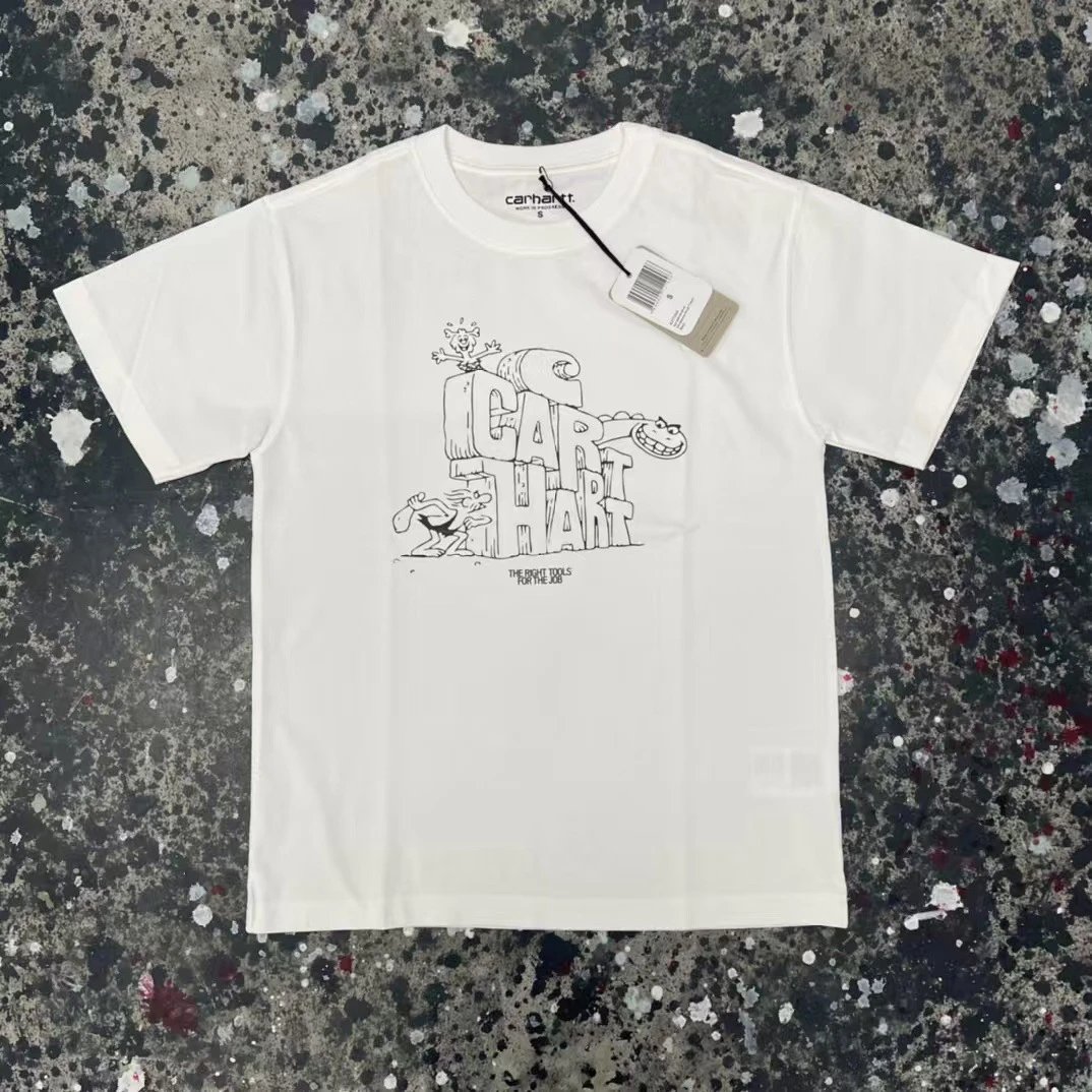Carhartt Work In Progress Carhartt WIP Small Logo T-Shirt White T-Shirt T-Shirts - 35