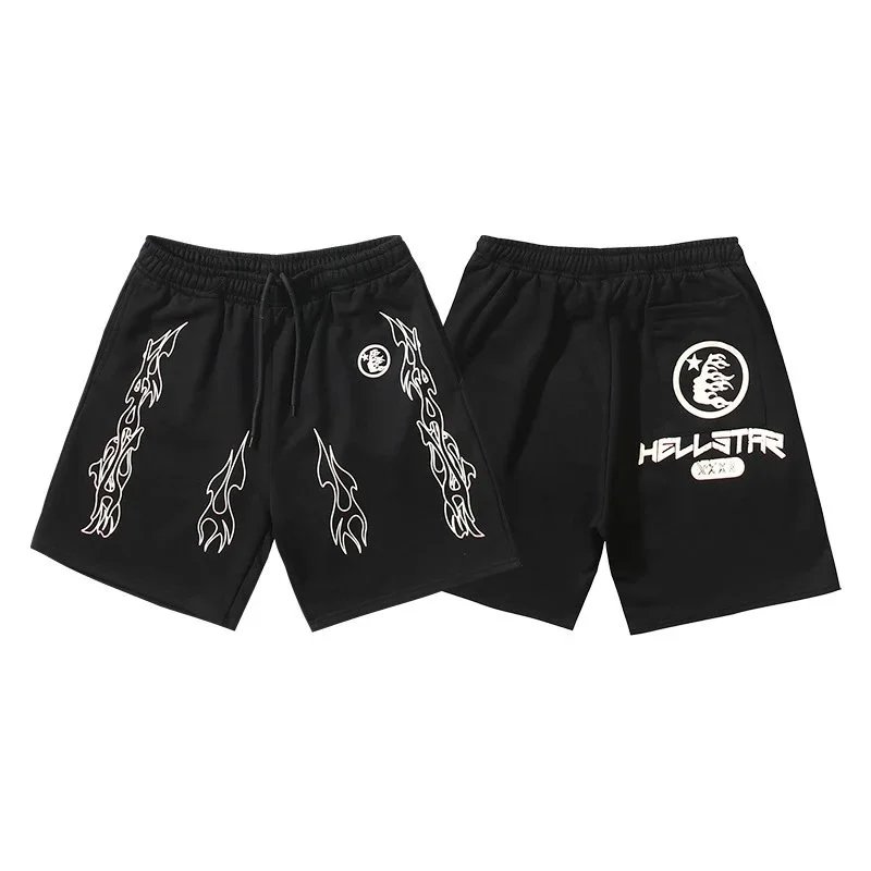 Hellstar Flame Print Shorts