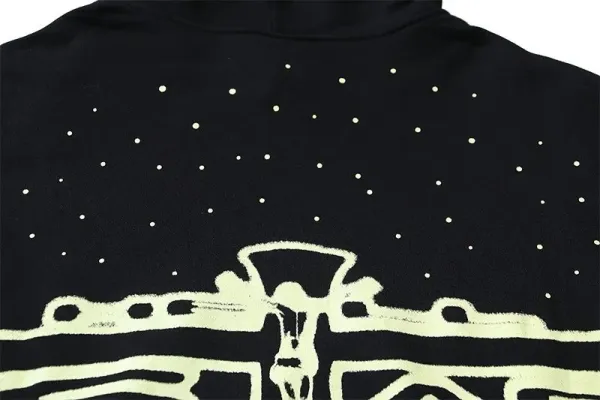 Hellstar Star Graphic Hoodie Black - 11