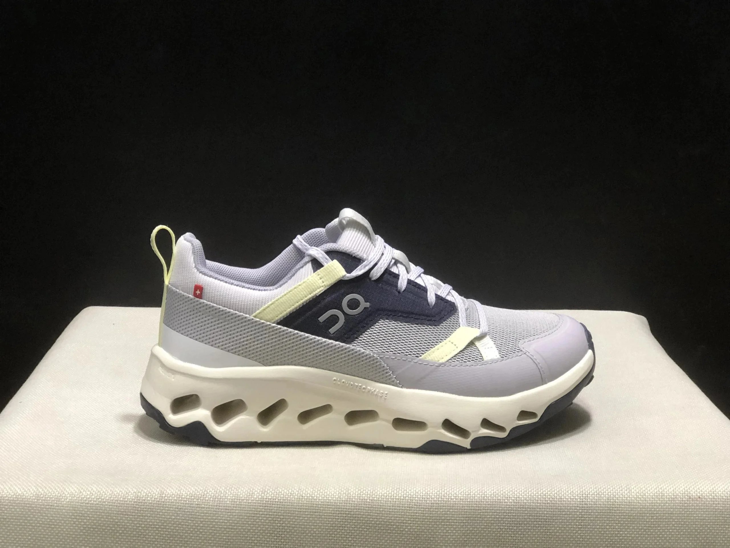 On Cloudrock Waterproof Gray Blue Orange Sneakers Running Shoes - 4