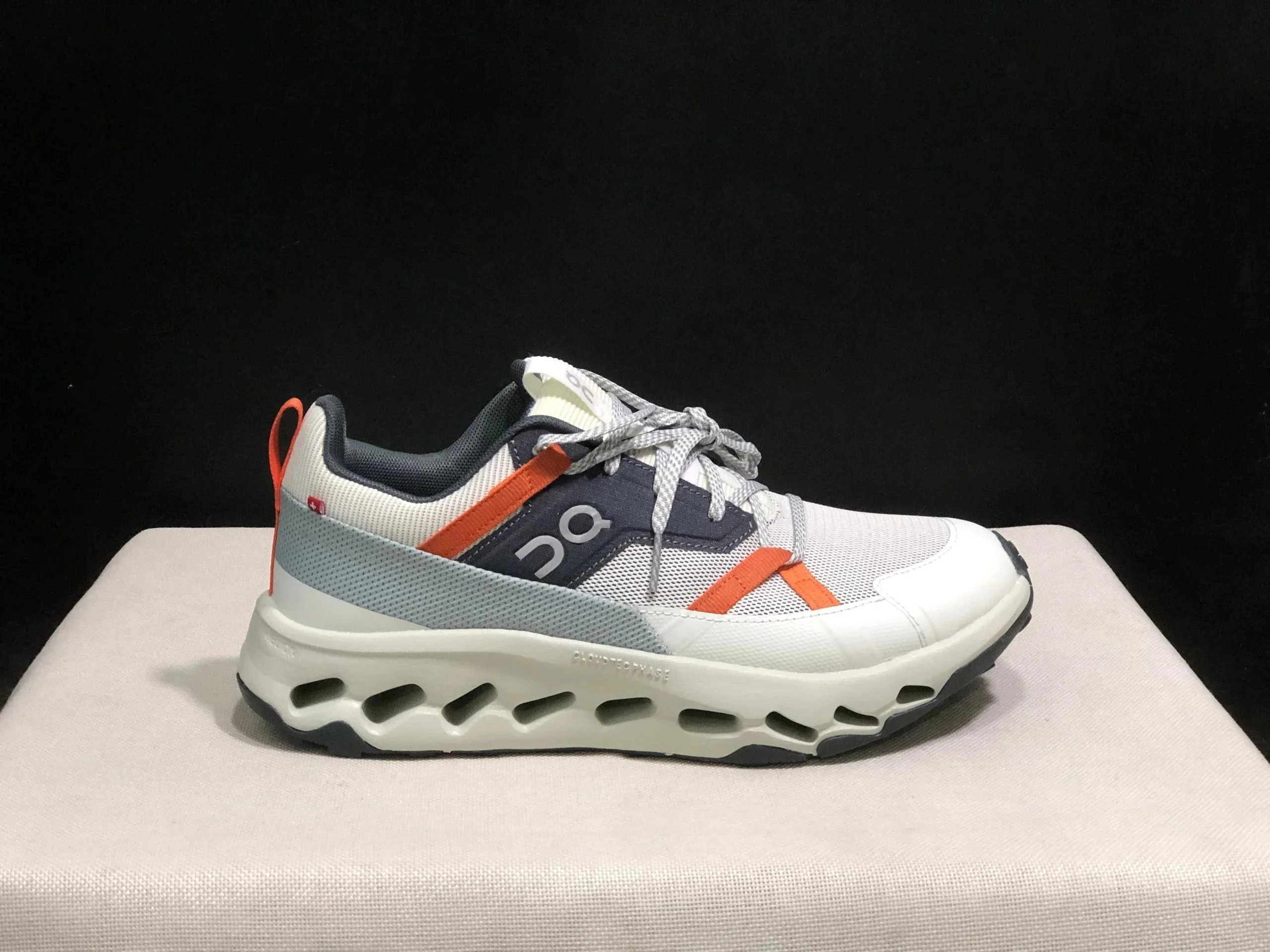 On Cloudrock Waterproof Gray Blue Orange Sneakers Running Shoes - 8