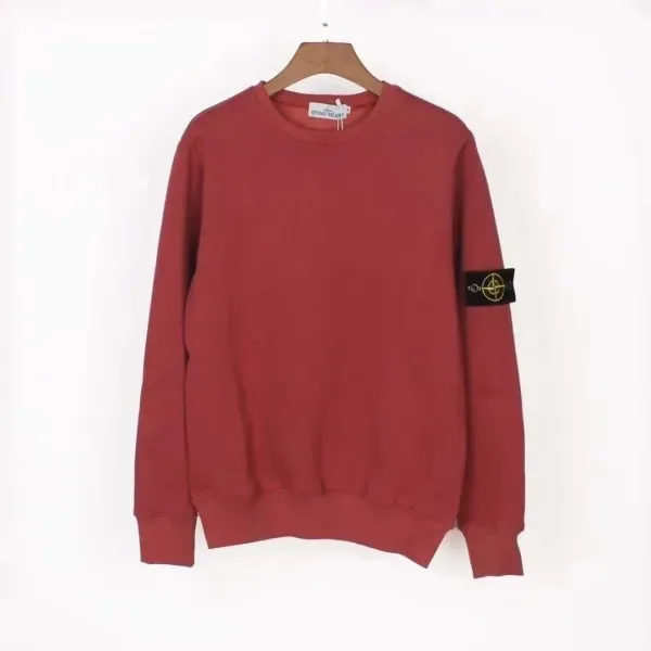 Stone Island Crewneck Sweatshirt Burgundy - 1
