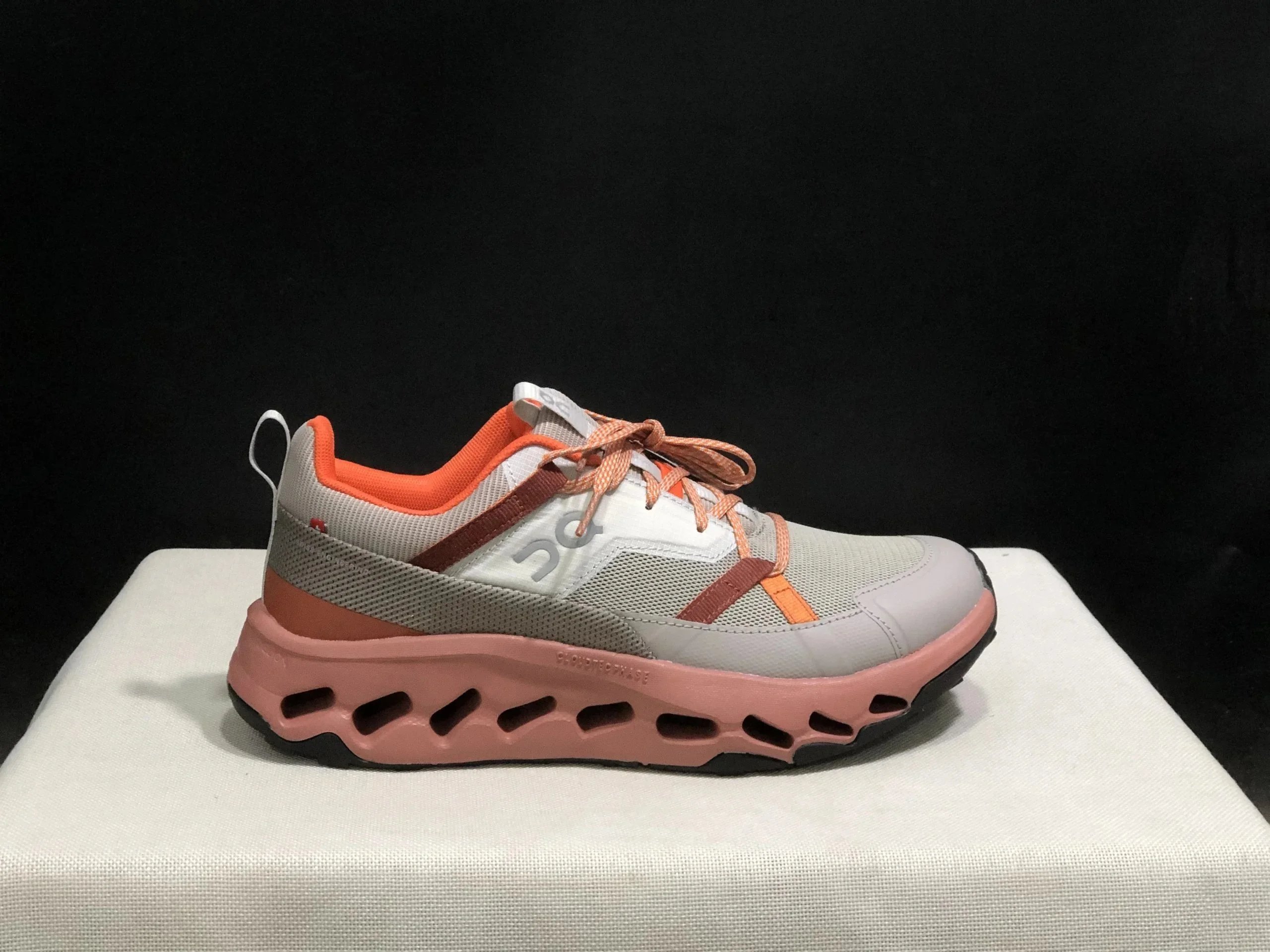 On Cloudrock Waterproof Gray Blue Orange Sneakers Running Shoes - 9