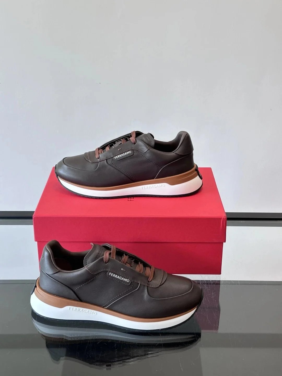 Ferragamo Soft Calf Sneakers