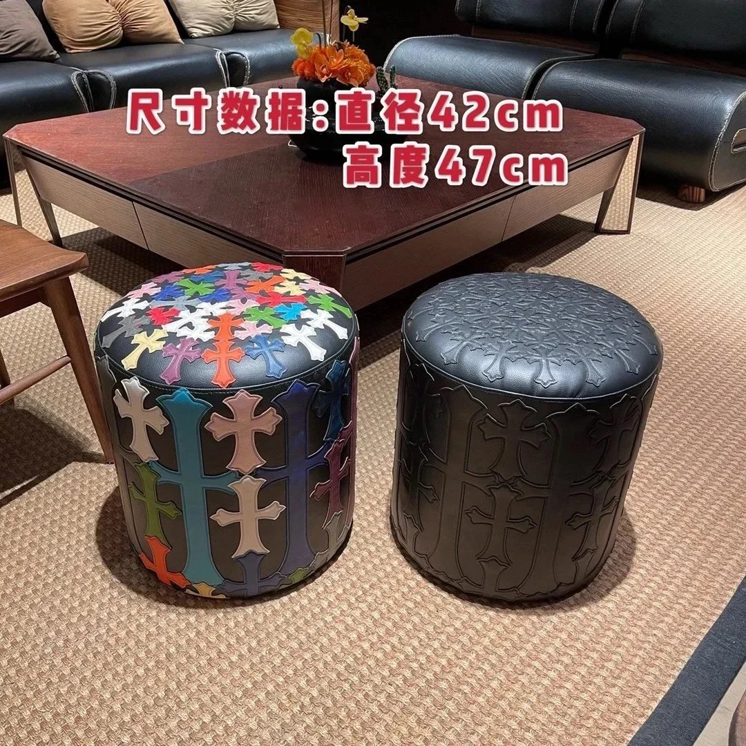 Chrome Hearts Round Stool