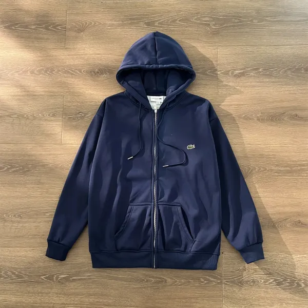 Lacoste Striped Crewneck Sweater Beige - 14