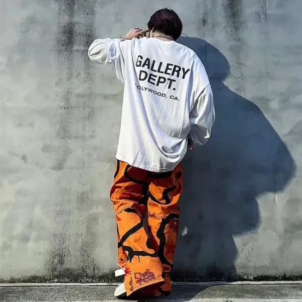 Gallery Dept. Long Sleeve Tee White - 5