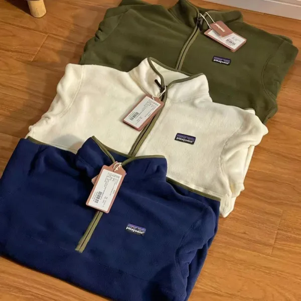 Patagonia Better Sweater 1/4 Zip Fleece Jacket Army Green - 9