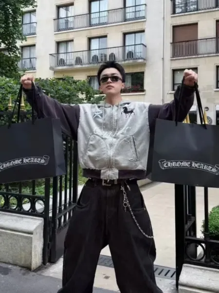 Cuntier x Unknown Collaborative Distressed Hoodie Gray/Black - 5