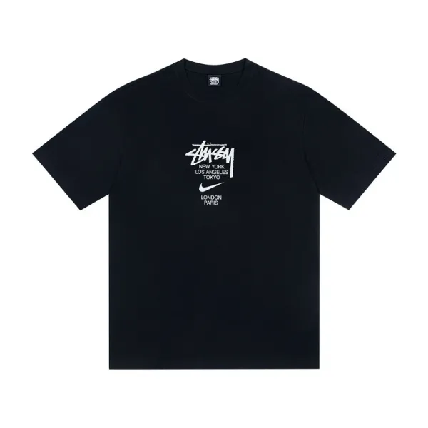 Stussy x Nike City Series Black T-Shirt - 1