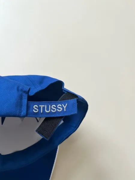 Stüssy Bold Logo Blue and Gray Baseball Cap - 22