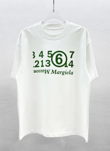 Maison Margiela Tabi Number 6 Graphic T-Shirt White - 1