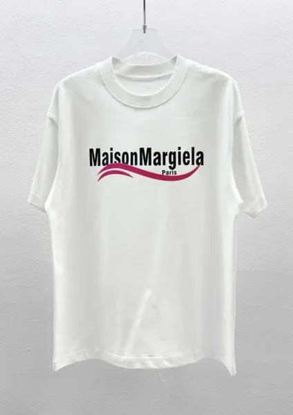 Maison Margiela Logo Print White T-Shirt - 1