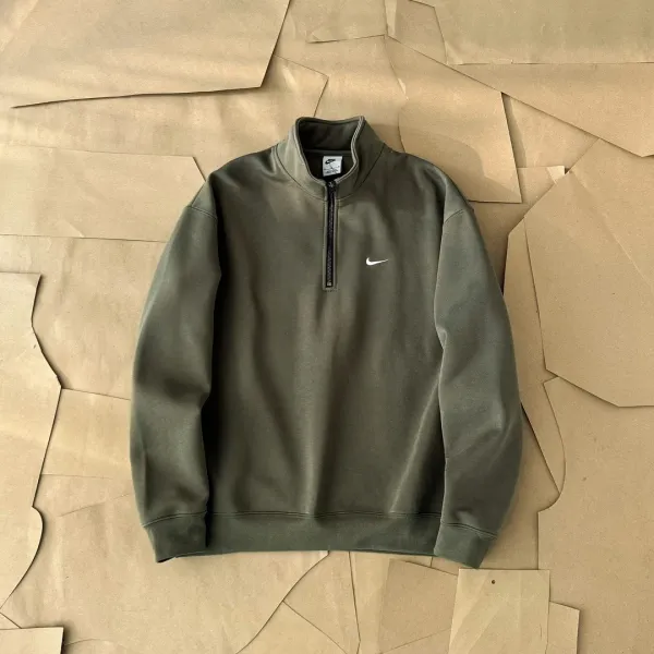 Nike Half-Zip Pullover Black Hoodie - 14