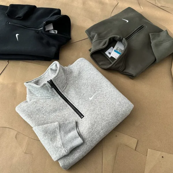 Nike Half-Zip Pullover Black Hoodie - 15