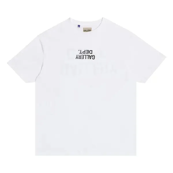 Gallery Dept. Reverse Print T-Shirt White - 1
