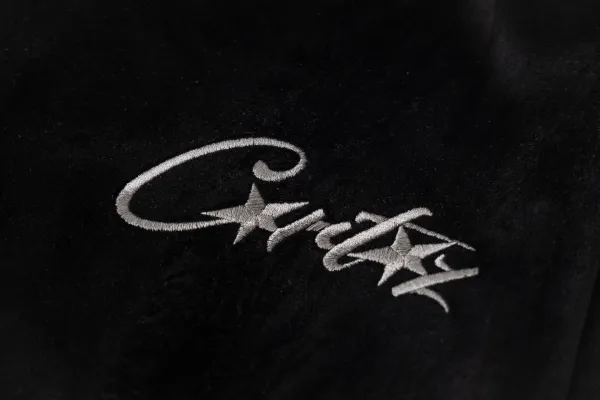 Celine Embroidered Velvet Bomber Jacket Black - 16