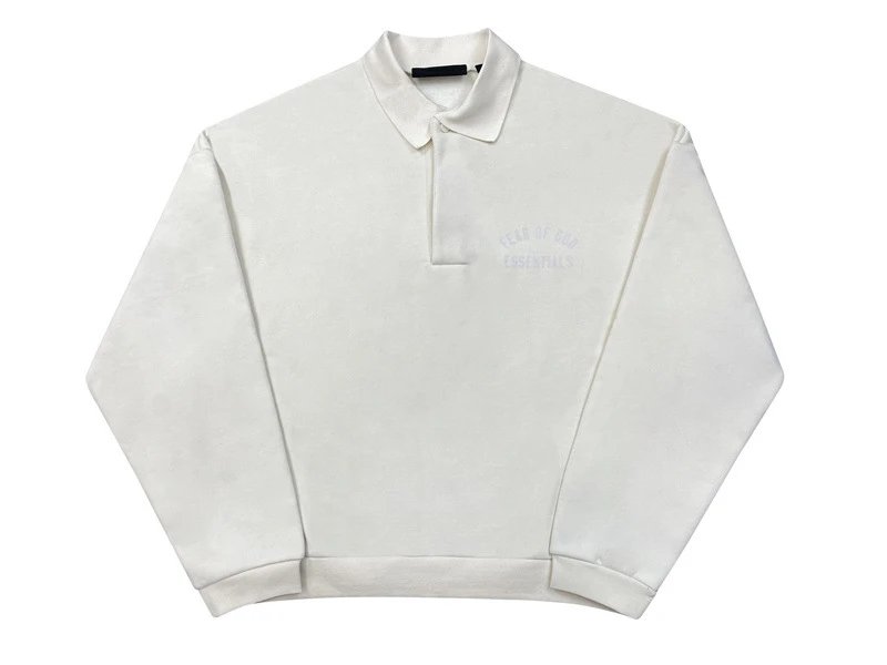 Fear of God Essentials Polo Black Sweatshirt - 8