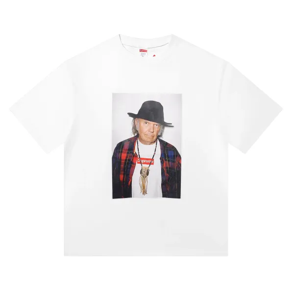 Supreme x Willie Nelson Portrait White T-Shirt - 1