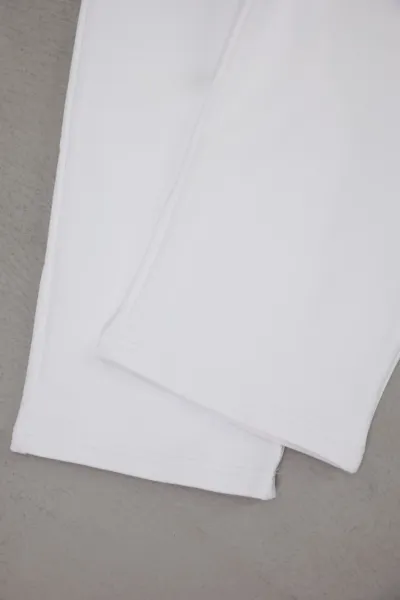 Balenciaga Logo-Embroidered White Sweatpants - 17