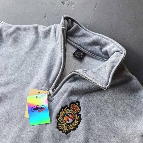 Ralph Lauren Polo Crest Embroidered Gray Sweat Shorts - 8