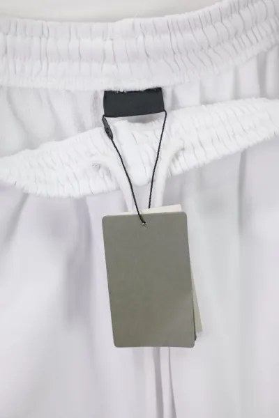 Balenciaga Logo-Embroidered White Sweatpants - 12