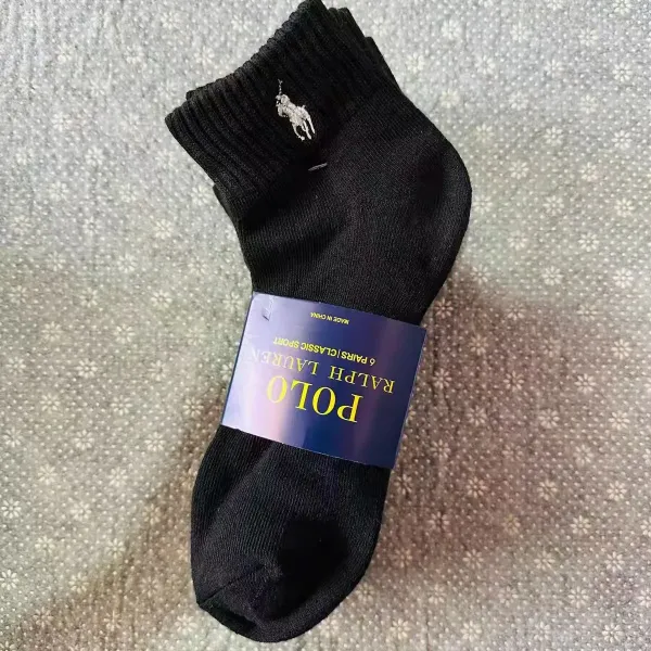 Ralph Lauren Classic Sport Black Socks - 1
