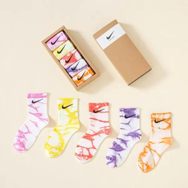 Nike Tie-Dye Socks Multicolor Socks - 1
