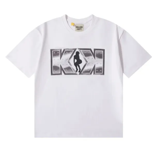 Gallery Dept Kani Graphic Print White T-Shirt - 1