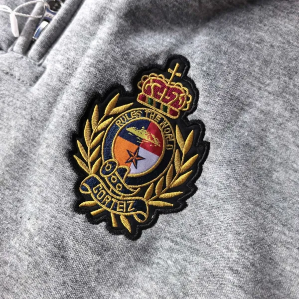 Ralph Lauren Polo Crest Embroidered Gray Sweat Shorts - 9