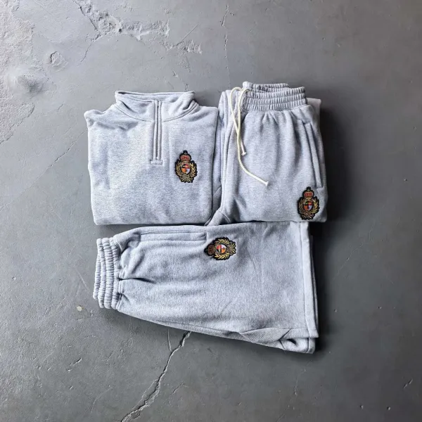 Ralph Lauren Polo Crest Embroidered Gray Sweat Shorts - 6