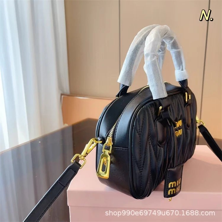 Miu Miu Matelassé Mini Boston Bag White Handbag - 15