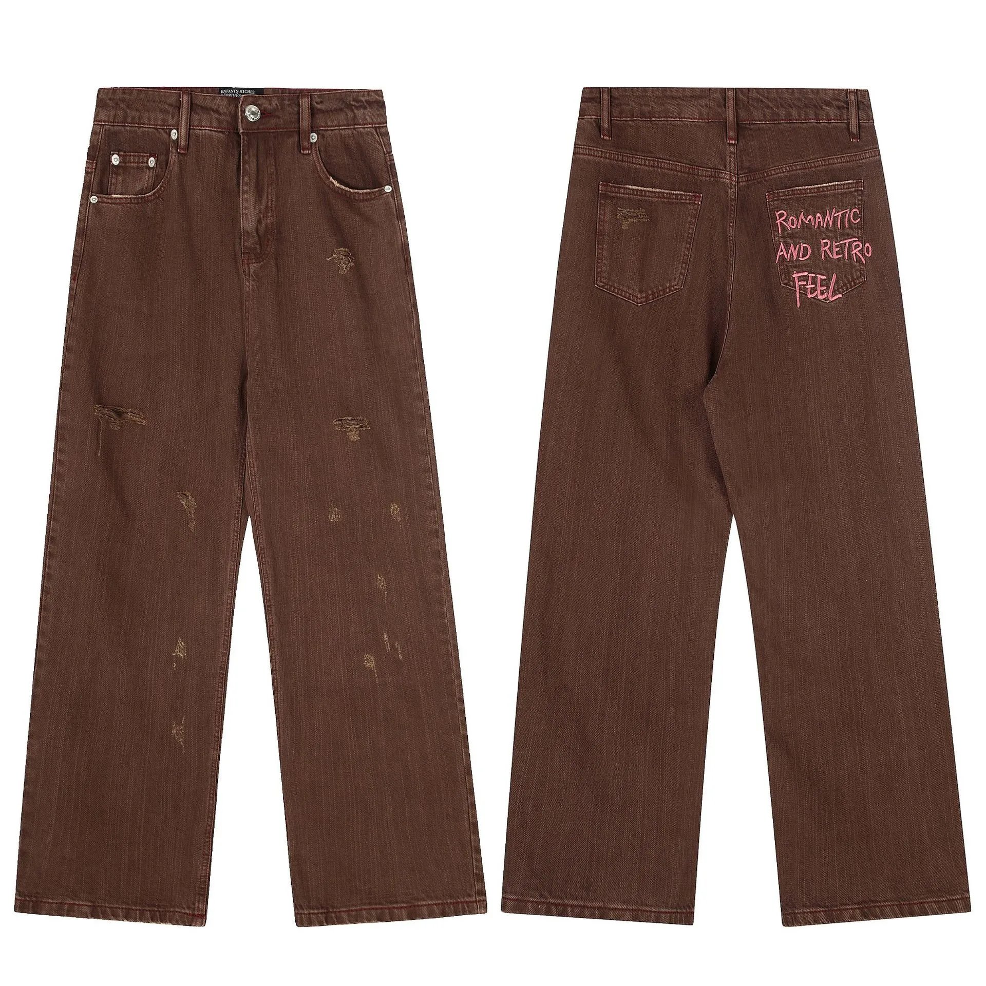 Distressed Logging Denim Jeans photo 3