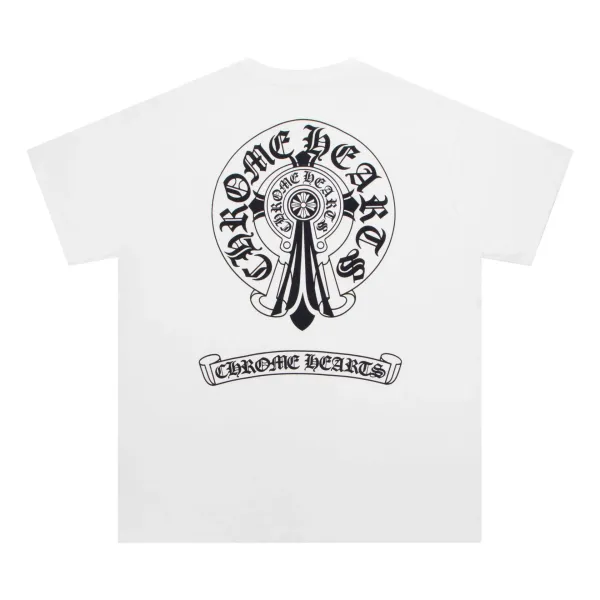 Chrome Hearts Cross Logo White T-Shirt - 1