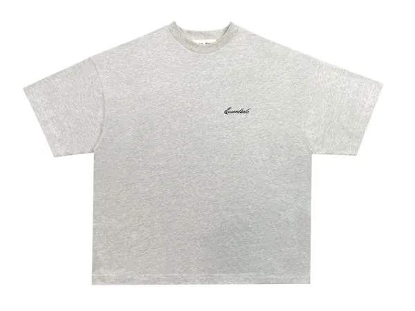 Essentials Oversized Logo Black T-Shirt - 3