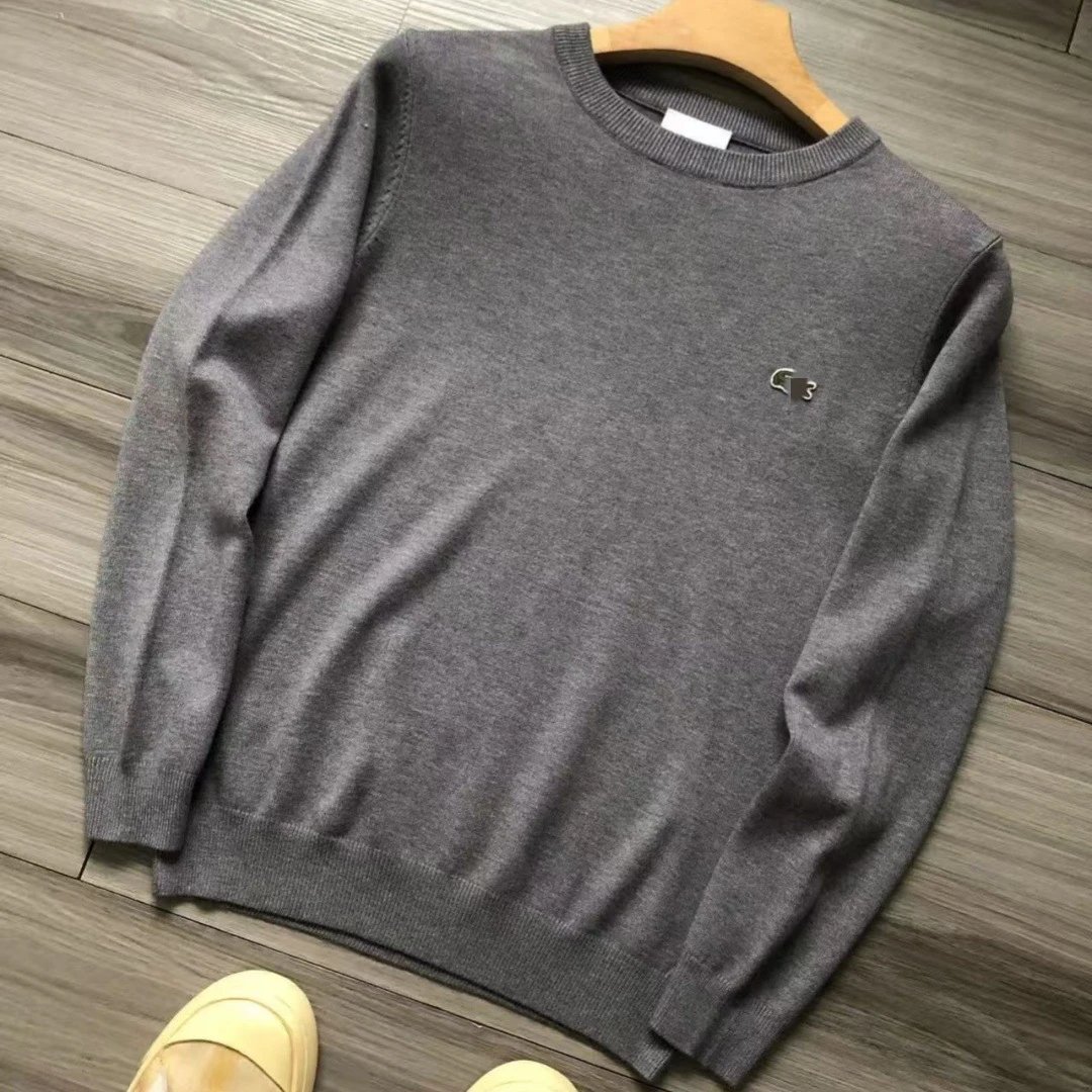 Lacoste Classic Crewneck Beige Sweater - 4