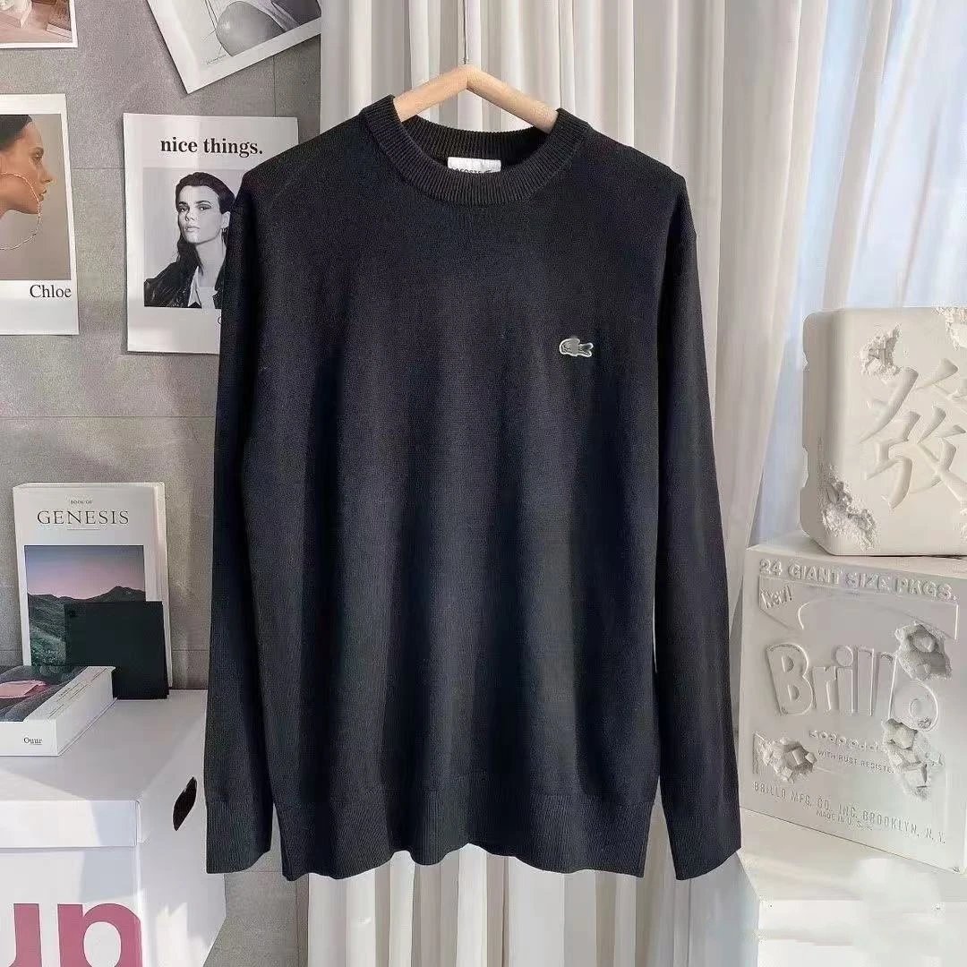 Lacoste Classic Crewneck Beige Sweater - 5