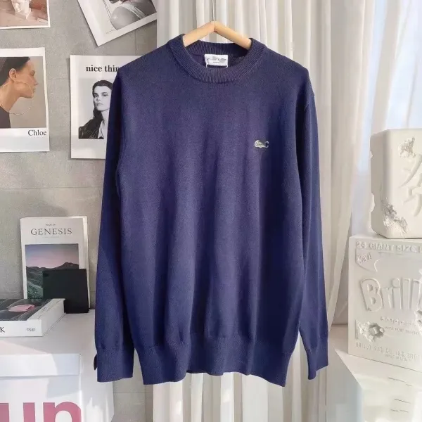 Lacoste Classic Crewneck Beige Sweater - 6