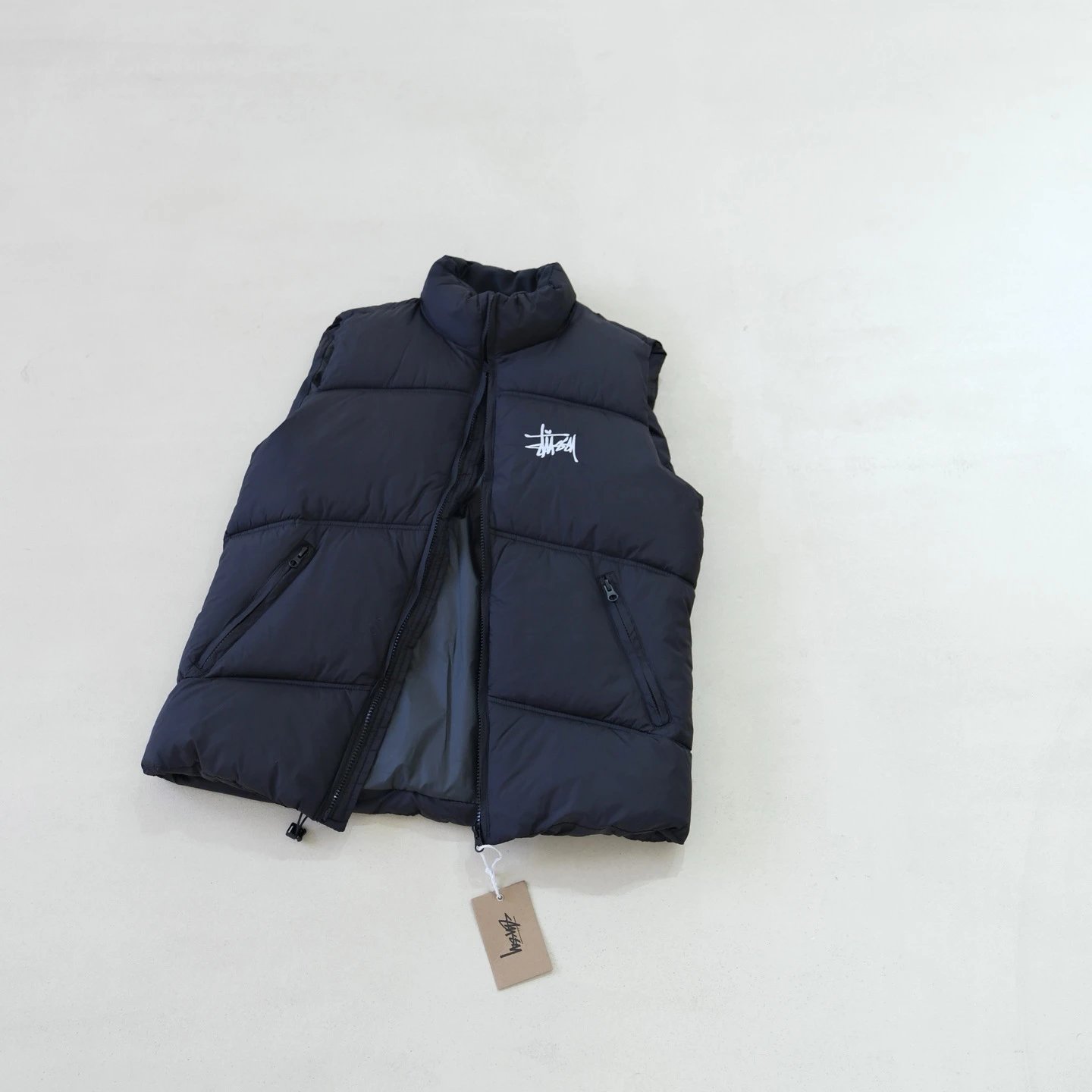 Stüssy Puffer Vest Navy Outerwear - 11