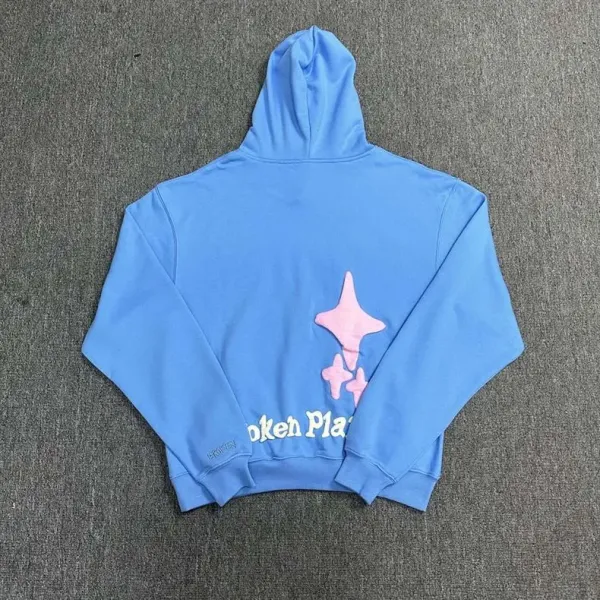 Broken Planet Heartless Love Hoodie Beige - 45