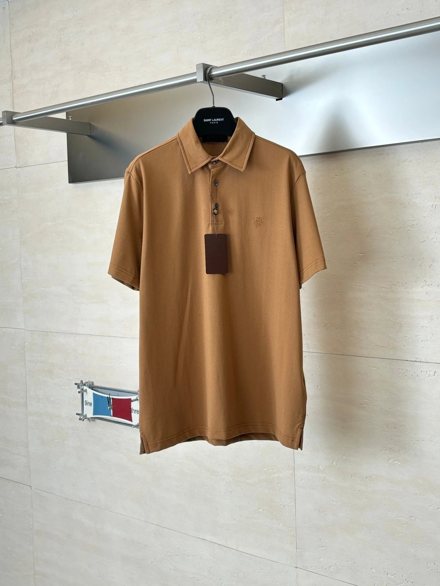 Embroidered Pique Polo Shirt photo 6
