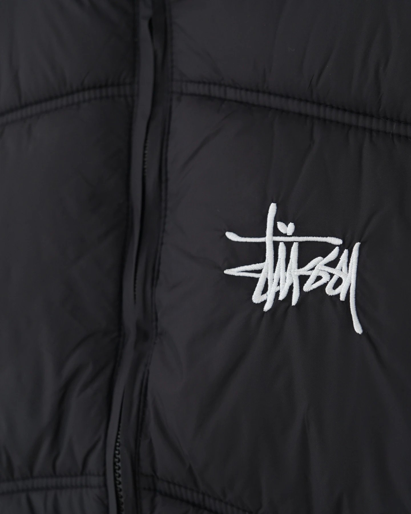 Stüssy Puffer Vest Navy Outerwear - 16