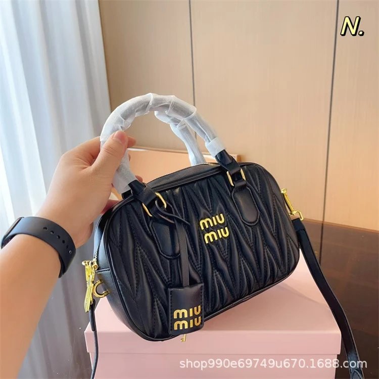 Miu Miu Matelassé Mini Boston Bag White Handbag - 9