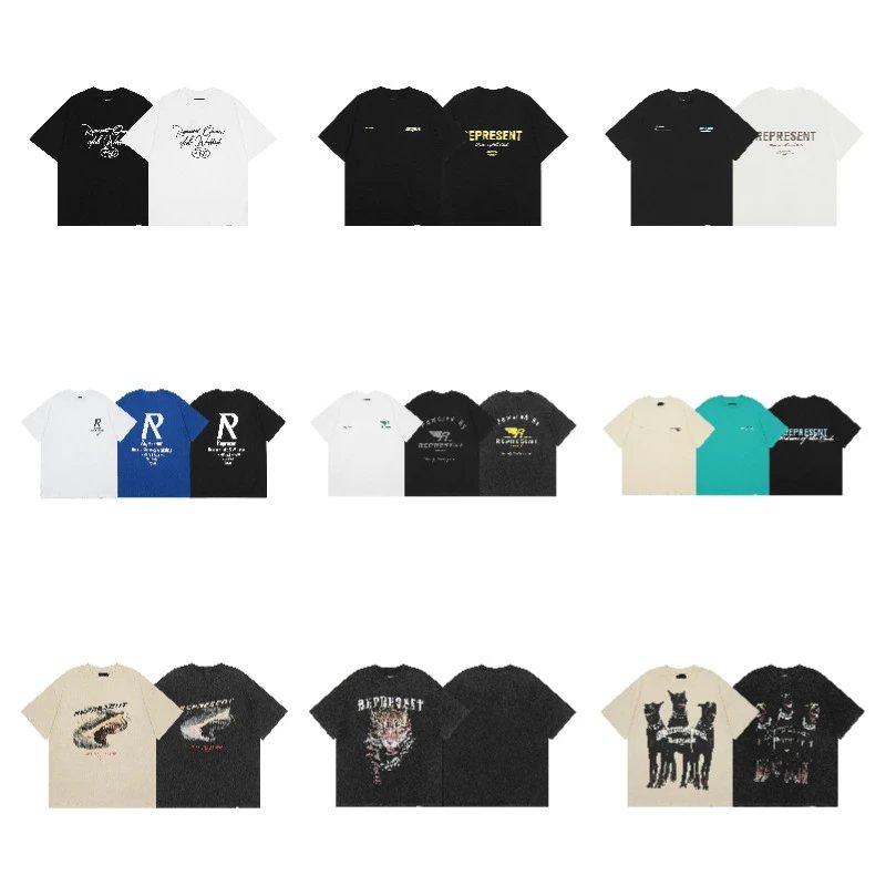 Represent Premium Gas Station Pin-Up T-Shirt White - 3